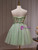 Green Tulle Sweetheart Beading Homecoming Dress