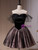 Black Short Of the Shoulder Beading Homecoming Dress