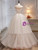 White Tulle Lace Spaghetti Straps Bow Wedding Dress