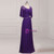 Princess Long Lace Mother of the Bride Dresses Purple Evening Dresses