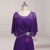 Princess Long Lace Mother of the Bride Dresses Purple Evening Dresses