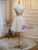 Ivory White Tulle Lace Homecoming Dress