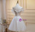 Ivory Tulle Spaghetti Strapls Pleats Homecoming Dress