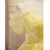 Yellow Tulle Off the Shoulder Pleats Homecoming Dress