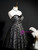 Black Sequins Tulle Sweetheart Homecoming Dress