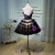 Black Lace Tulle Backless Homecoming Dress