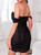 Women Sexy Pleated Backless Dress