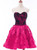 New arrivals Fuchsia Sweetheart Lace Beaded Short Homecoming Dress