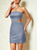Hollow-out Halter Backless Dress