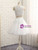 Sexy Two Pieces White Cocktail Dress Tulle Lace Cocktail Sleeveless Dress