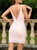 Sling Deep V Backless Short Dress
