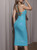 Summer Slim Backless Sequined Sling Dress