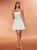 White Lace Suspender Dress