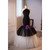 Black Mermaid Tulle Halter Prom Dress