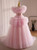 Pink Princess Tulle Cake Prom Dress