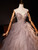 Pink Tulle Spaghetti Straps Beading Sequins Prom Dress