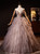 Pink Tulle Spaghetti Straps Beading Sequins Prom Dress