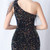 In Stock:Ship in 48 Hours Black Sequins Beading Pleats Party Dress