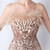 In Stock:Ship in 48 Hours Gold Spaghetti Straps Feather Party Dress