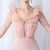 In Stock:Ship in 48 Hours Pink Mermaid V-neck Beading Ruffles Party Dress