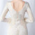In Stock:Ship in 48 Hours White Sequins Long Sleeve Feather Short Party Dres