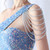 In Stock:Ship in 48 Hours Blue One Shoulder Sequins Beading Prom Dress
