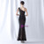 In Stock:Ship in 48 Hours Colorful Black One Shoulder Sequins Beading Prom Dress