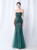 In Stock:Ship in 48 Hours Green Tulle Sequins Mermaid Party Dress