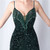 In Stock:Ship in 48 Hours Green Mermaid Sequins Beading Party Dress