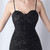 In Stock:Ship in 48 Hours Black Sequins Crossed Straps Prom Dress