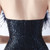 In Stock:Ship in 48 Hours Navy Blue Sheath Sequins Feather Party Dress