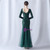 In Stock:Ship in 48 Hours Dark Green Sequins Long Sleeve Party Dress