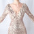 In Stock:Ship in 48 Hours Sexy Gold Sequins Long Sleeve Party Dress