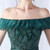 In Stock:Ship in 48 Hours Green Sequins Mermaid Split Party Dress
