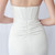 In Stock:Ship in 48 Hours White Mermaid Sweetheart Neck Pleats Party Dress