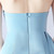 In Stock:Ship in 48 Hours Sky Blue Strapless High Split Beading Party Dress