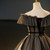 Black Tulle Sequins Appliques Quinceanera Dress