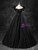 Vintage Black Tulle Sequins Off the Shoulder Quinceanera Dress