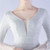 In Stock:Ship in 48 Hours White Sequins V-neck Long Sleeve Party Dress