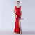 In Stock:Ship in 48 Hours Red Mermaid Straps Party Dress