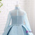 Fairy Tale Light Blue Lace Dress Satin Long Sleeves Flower Girls Dresses