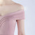 In Stock:Ship in 48 Hours Pink Mermaid Off the Shoulder Pleats Party Dress