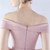 In Stock:Ship in 48 Hours Pink Mermaid Off the Shoulder Pleats Party Dress