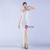 In Stock:Ship in 48 Hours White Mermaid Sequins Strapless Feather Party Dress