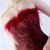 In Stock:Ship in 48 Hours Burgundy Mermaid Sequins Strapless Feather Party Dress