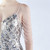 In Stock:Ship in 48 Hours Apricot Silver Sequins Beading Straps Party Dress