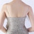 In Stock:Ship in 48 Hours Apricot Sequins Pleats Feather Party Dress
