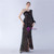 In Stock:Ship in 48 Hours Colorful Black One Shoulder Feather Party Dress
