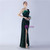 In Stock:Ship in 48 Hours Green One Shoulder Feather Party Dress