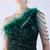 In Stock:Ship in 48 Hours Green Mermaid Sequins One Shoulder Beading Party Dress